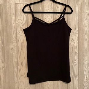 Torrid BLACK CRISSCROSS FOXY CAMI